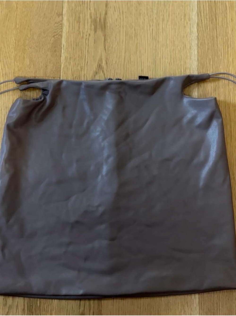 Men's Soft Leather Tote Bag - Taupe